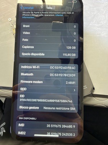 Apple iphone 13pro scheda - iphone,